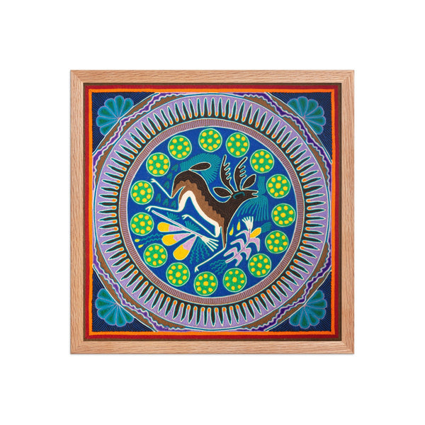 Huichol Yarn Painting Print • L - 154 - Huichol Arts