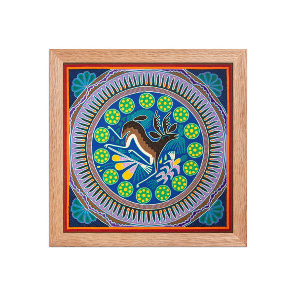 Huichol Yarn Painting Print • L - 154 - Huichol Arts