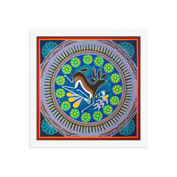 Huichol Yarn Painting Print • L - 154 - Huichol Arts