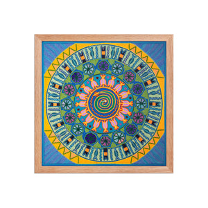 Huichol Yarn Painting Print • L - 155 - Huichol Arts