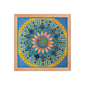 Huichol Yarn Painting Print • L - 155 - Huichol Arts