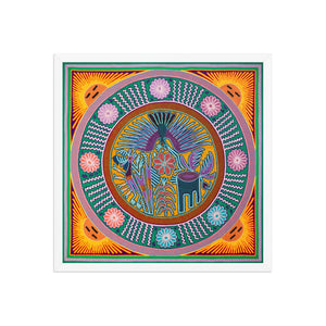 Huichol Yarn Painting Print • L - 157 - Huichol Arts