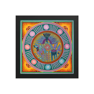 Huichol Yarn Painting Print • L - 157 - Huichol Arts