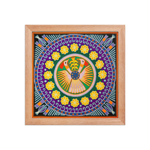Huichol Yarn Painting Print • L - 158 - Huichol Arts
