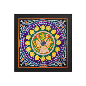 Huichol Yarn Painting Print • L - 158 - Huichol Arts