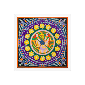 Huichol Yarn Painting Print • L - 158 - Huichol Arts