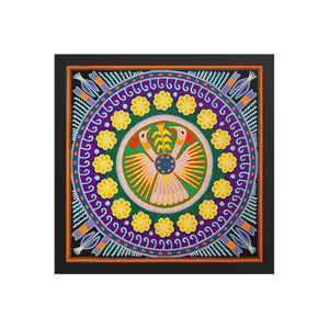 Huichol Yarn Painting Print • L - 158 - Huichol Arts