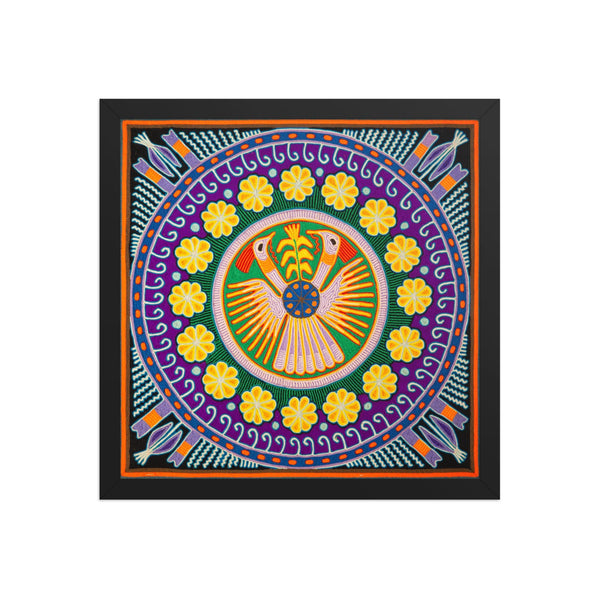 Huichol Yarn Painting Print • L - 158 - Huichol Arts