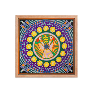Huichol Yarn Painting Print • L - 158 - Huichol Arts