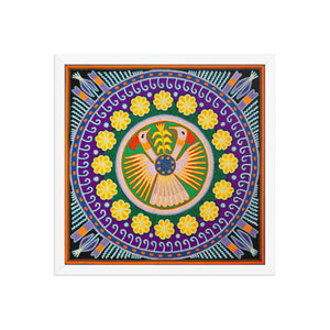 Huichol Yarn Painting Print • L - 158 - Huichol Arts