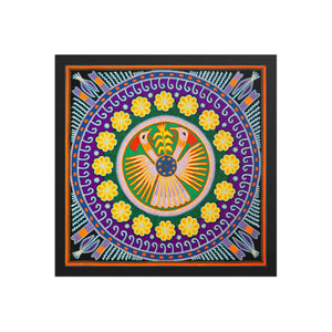 Huichol Yarn Painting Print • L - 158 - Huichol Arts