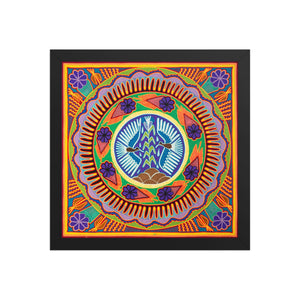 Huichol Yarn Painting Print • L - 161 - Huichol Arts