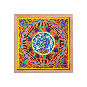 Huichol Yarn Painting Print • L - 161 - Huichol Arts