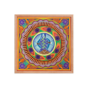 Huichol Yarn Painting Print • L - 161 - Huichol Arts
