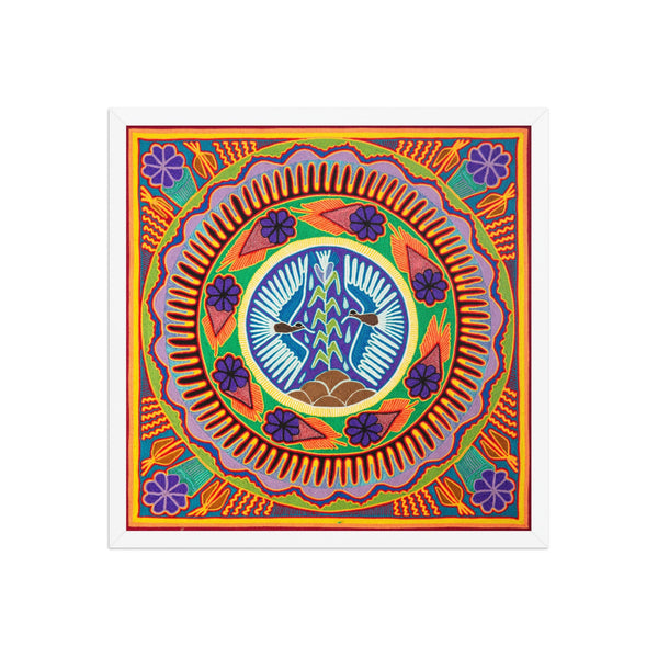 Huichol Yarn Painting Print • L - 161 - Huichol Arts