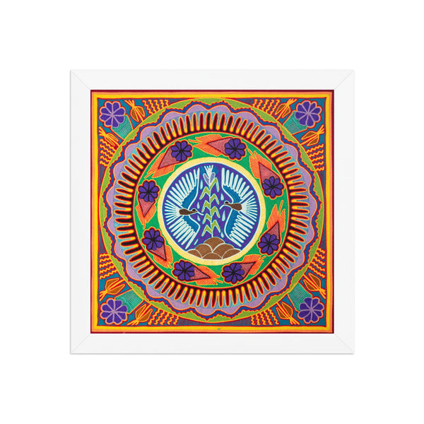 Huichol Yarn Painting Print • L - 161 - Huichol Arts
