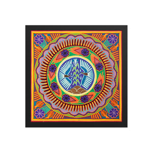 Huichol Yarn Painting Print • L - 161 - Huichol Arts