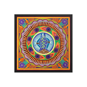 Huichol Yarn Painting Print • L - 161 - Huichol Arts