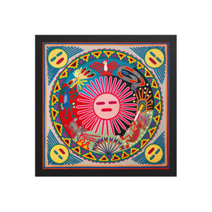 Huichol Yarn Painting Print • L - 162 - Huichol Arts