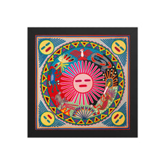 Huichol Yarn Painting Print • L - 162 - Huichol Arts