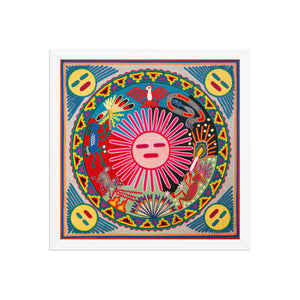 Huichol Yarn Painting Print • L - 162 - Huichol Arts