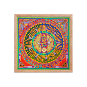 Huichol Yarn Painting Print • L - 163 - Huichol Arts