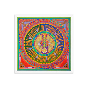 Huichol Yarn Painting Print • L - 163 - Huichol Arts