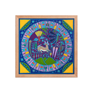Huichol Yarn Painting Print • L - 165 - Huichol Arts