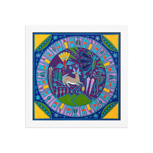 Huichol Yarn Painting Print • L - 165 - Huichol Arts