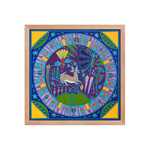Huichol Yarn Painting Print • L - 165 - Huichol Arts