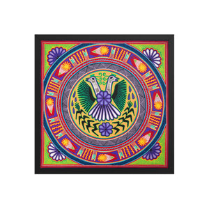 Huichol Yarn Painting Print • L - 166 - Huichol Arts