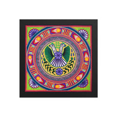 Huichol Yarn Painting Print • L - 166 - Huichol Arts