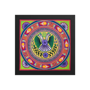 Huichol Yarn Painting Print • L - 166 - Huichol Arts