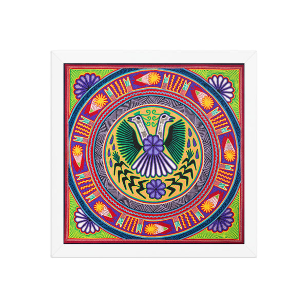 Huichol Yarn Painting Print • L - 166 - Huichol Arts
