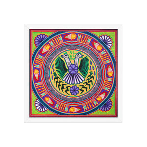 Huichol Yarn Painting Print • L - 166 - Huichol Arts