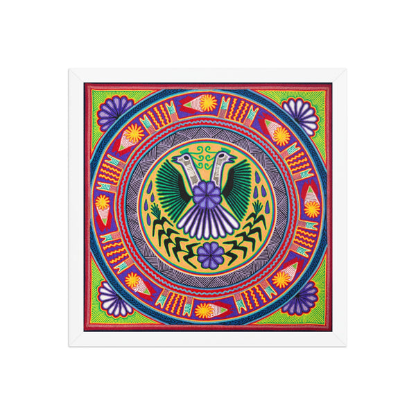 Huichol Yarn Painting Print • L - 166 - Huichol Arts