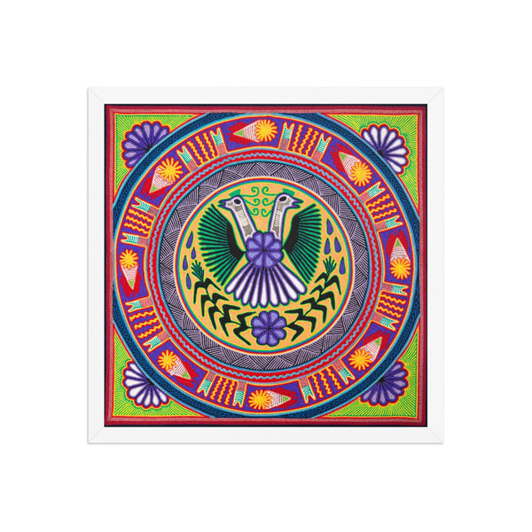 Huichol Yarn Painting Print • L - 166 - Huichol Arts