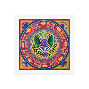 Huichol Yarn Painting Print • L - 166 - Huichol Arts