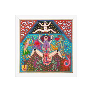 Huichol Yarn Painting Print • L - 167 - Huichol Arts