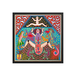 Huichol Yarn Painting Print • L - 167 - Huichol Arts