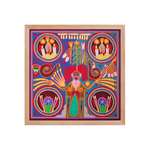Huichol Yarn Painting Print • L - 168 - Huichol Arts
