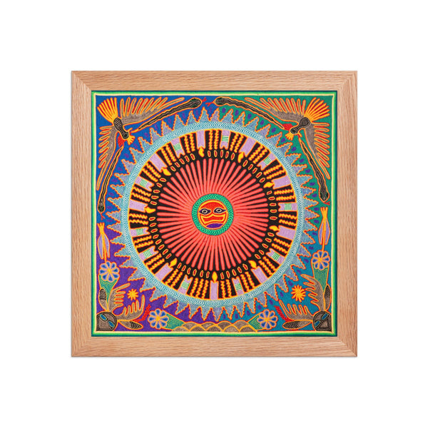 Huichol Yarn Painting Print • L - 171 - Huichol Arts