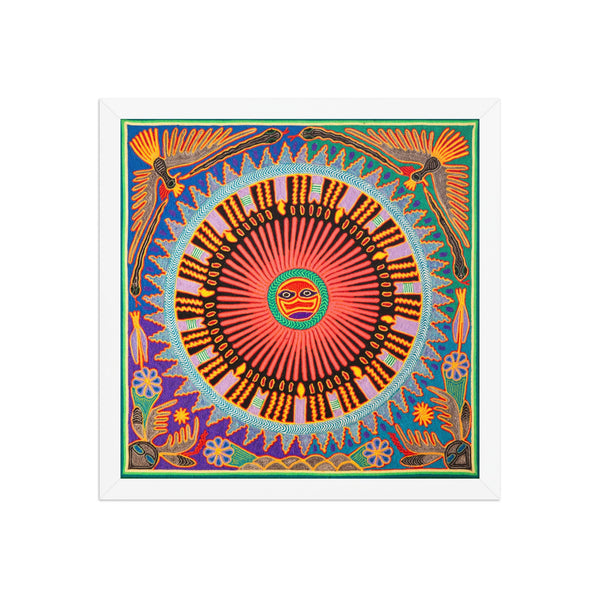 Huichol Yarn Painting Print • L - 171 - Huichol Arts