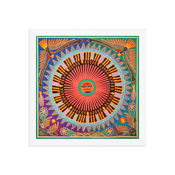 Huichol Yarn Painting Print • L - 171 - Huichol Arts
