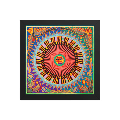 Huichol Yarn Painting Print • L - 171 - Huichol Arts