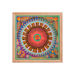 Huichol Yarn Painting Print • L - 171 - Huichol Arts