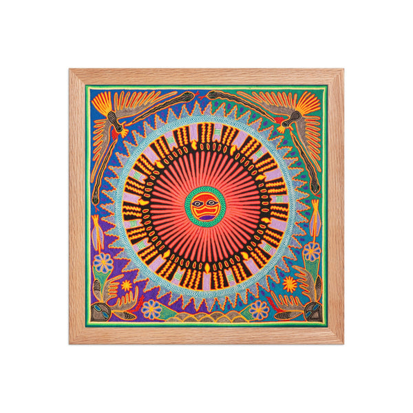 Huichol Yarn Painting Print • L - 171 - Huichol Arts