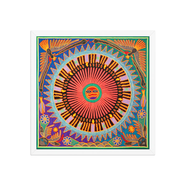 Huichol Yarn Painting Print • L - 171 - Huichol Arts