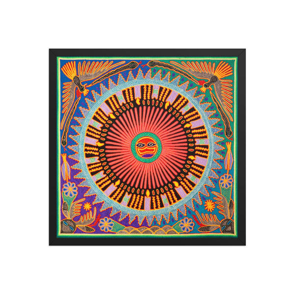 Huichol Yarn Painting Print • L - 171 - Huichol Arts
