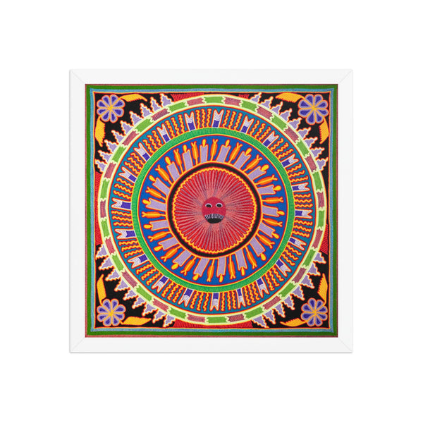 Huichol Yarn Painting Print • L - 173 - Huichol Arts